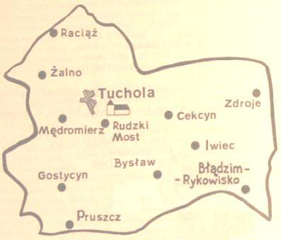 Dekanat Tuchola - Mapa 1992 r.JPG