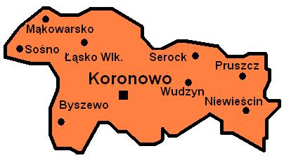 Dekanat Koronowo - Mapa 2004 r.JPG